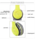 Megaloyalty P47 Wired & Wireless Bluetooth Headphone,Yellow Bluetooth  (Yellow, On the Ear)